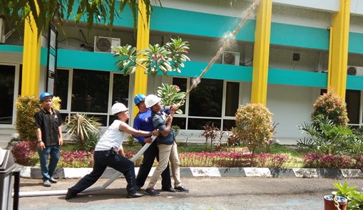 Testcom Fire Hydrant System di Gardu Induk Listrik